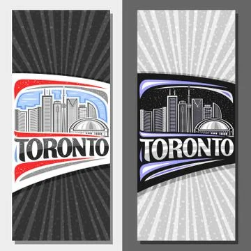 Vector layouts for Toronto イラスト素材