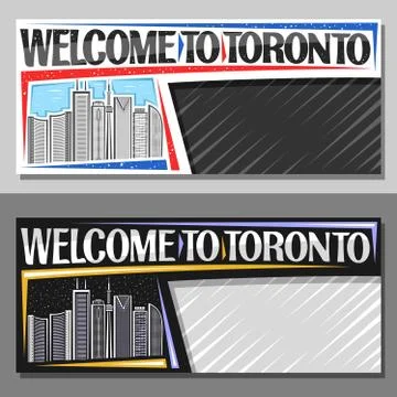 Vector layouts for Toronto イラスト素材