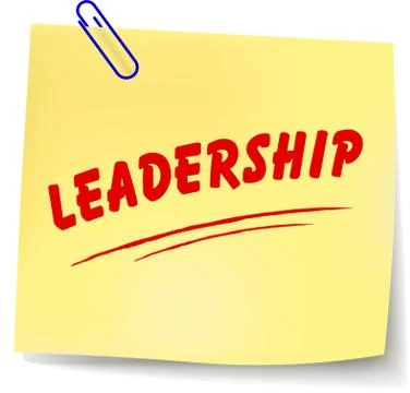 Vector leadership message Stock Illustration