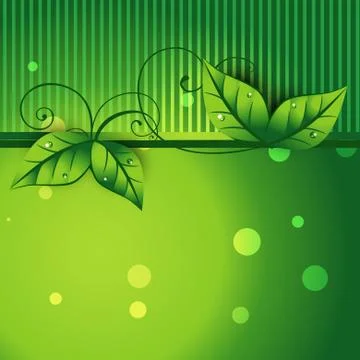 Vector leaf background Stock Illustration