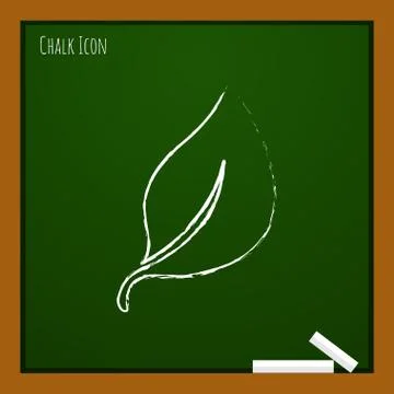 Vector leaf icon. Eps10 Stock Illustration