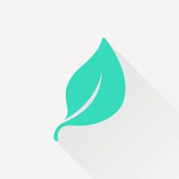 Vector leaf icon Stock Illustration