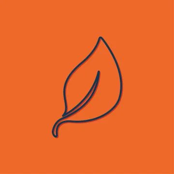 Vector leaf icon Stock Illustration