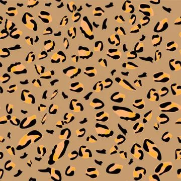 Vector Leaf Seamless Pattern. Abstract leaves texture. 스톡 일러스트