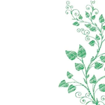 Vector leaves background Stock Illustration