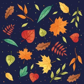 Vector leaves for your ideas Stock Illustration