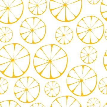 Vector lemon pattern Stock Illustration