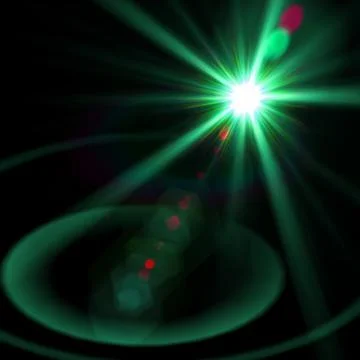 Vector lens flare effect eps8 Stock Illustration