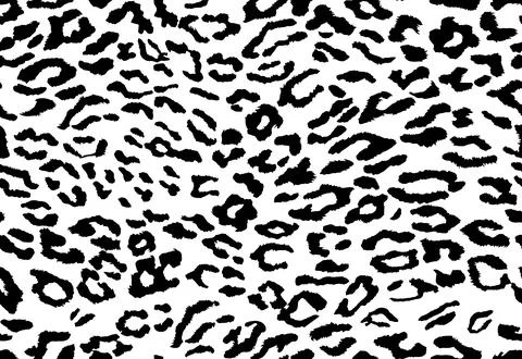 Vector leopard background. Seamless animal pattern. Animal print. Ilustración de archivo