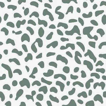 Vector leopard print seamless pattern. Illustrazione stock