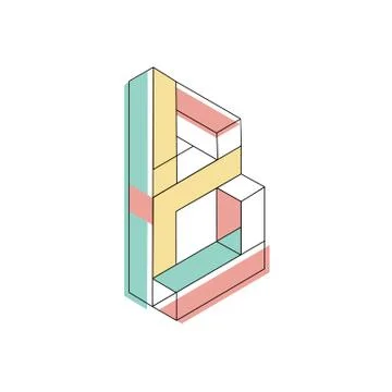 Vector letter B Stock Illustration