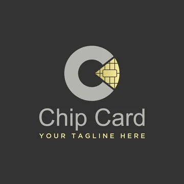 Vector of the letter C and Chip with an interesting concept Stock Illustration
