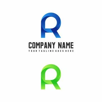 Vector Letter font R which has an attractive shape. Stock Illustration