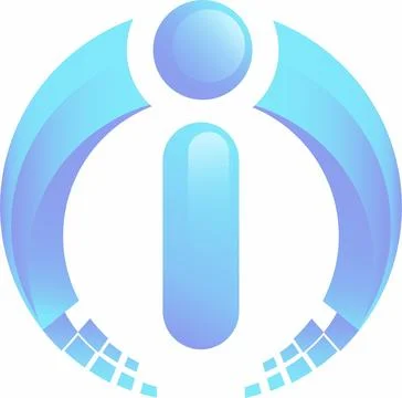 Vector letter i logo template Stock Illustration