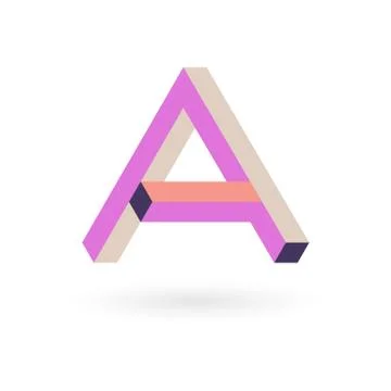Vector letter A Stock Illustration
