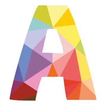 A vector letter isolated on white background illustration Stock Illustration