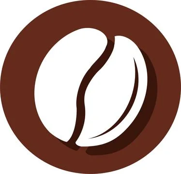 Vector letter O coffee logo design Stock Illustration