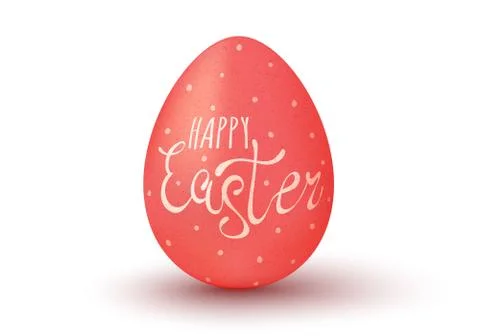 Vector lettering for Easter 库存插图