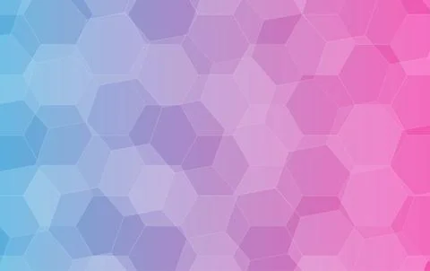 Vector light blue and pink  low polygon crystal background Stock Illustration