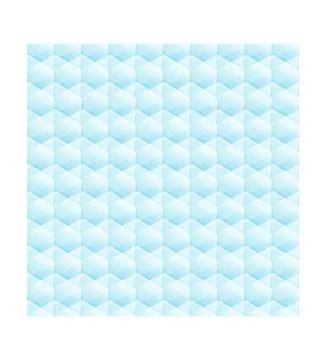 Vector light blue seamless texture. 3d cubes tile web background Stock Illustration