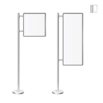 Vector light box with chrome stand イラスト素材