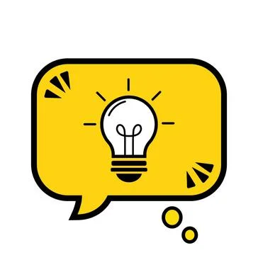 Vector light bulb icon Stock Illustration