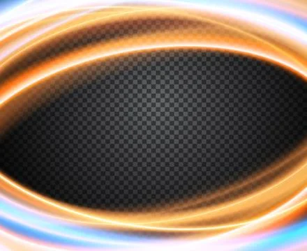 Vector light effect on checkered background Stock Illustration