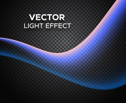 Vector light effect on checkered background Stock Illustration
