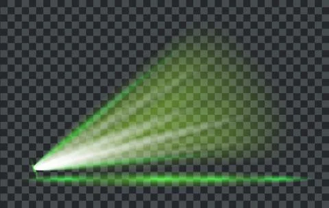 Vector Light Effect Spotlight with Transparent Background Stock Illustration