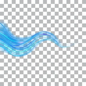 Vector light glowing effect on isolated background Illustrazione stock