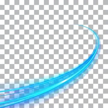 Vector light glowing effect on isolated background Stock Illustration