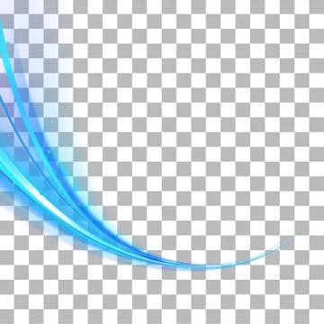 Vector light glowing effect on isolated background Stock Illustration