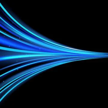 Vector light glowing effect on isolated background Illustrazione stock