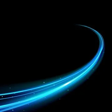 Vector light glowing effect on isolated background Stock Illustration