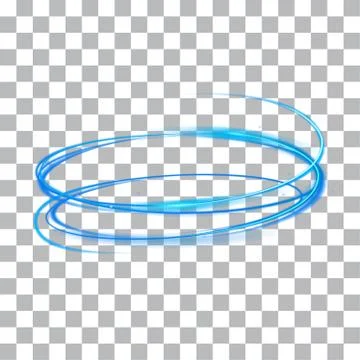 Vector light glowing effect on isolated background Stock Illustration