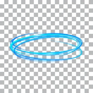 Vector light glowing effect on isolated background Stock Illustration