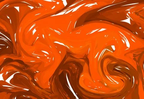 Vector Light Orange marble abstract background. Liquid marble pattern. Trendy Illustrazione stock