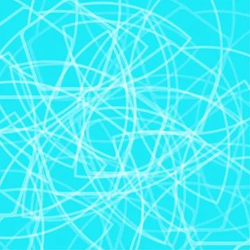 Vector light turquoise gradient abstract background with line shapes. Stock Illustration