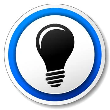 Vector lightbulb icon Stock Illustration
