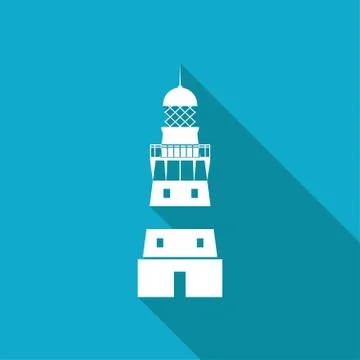Vector lighthouse icon Stock Illustration