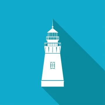 Vector lighthouse icon Stock Illustration