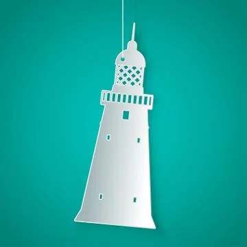Vector lighthouse icon Stock Illustration