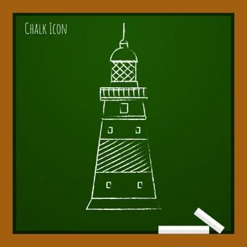Vector lighthouse icon Stock Illustration