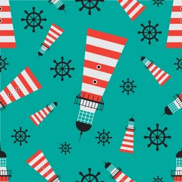 Vector lighthouse icon Stock Illustration