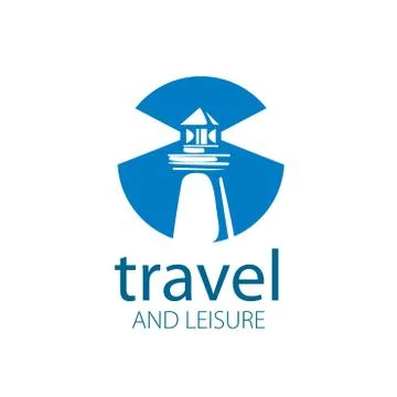 Vector lighthouse logo Stock Illustration