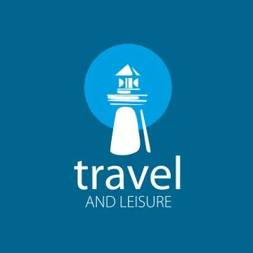 Vector lighthouse logo Stock Illustration