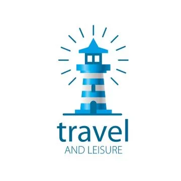 Vector lighthouse logo Stock Illustration