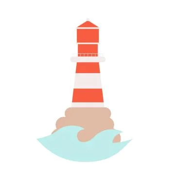 Vector lighthouse for your ideas Stock Illustration