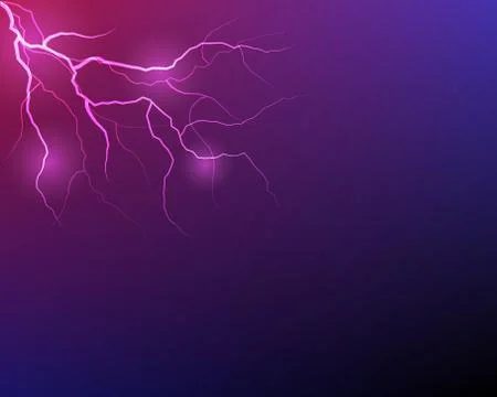 Vector lightning flash strike background Illustrazione stock