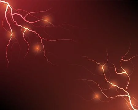 Vector lightning flash strike background Stock Illustration